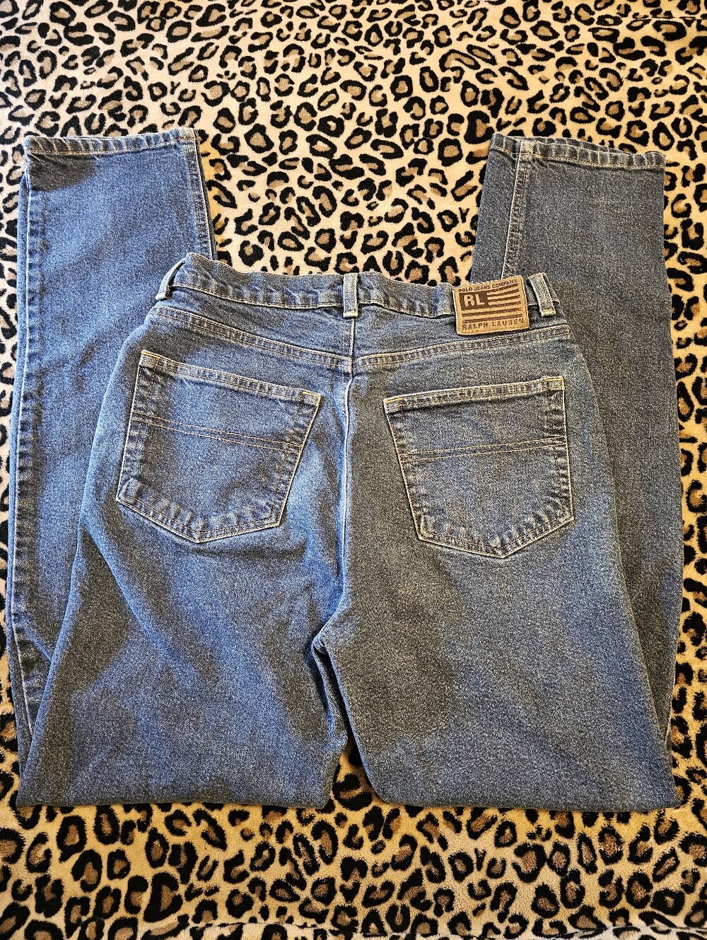 vintage Polo Jeans Co. Ralph Lauren blue jeans 10×31 Classic Stretch Jeans High